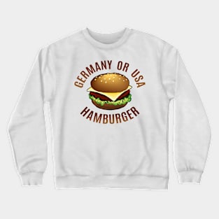 Hamburger Crewneck Sweatshirt